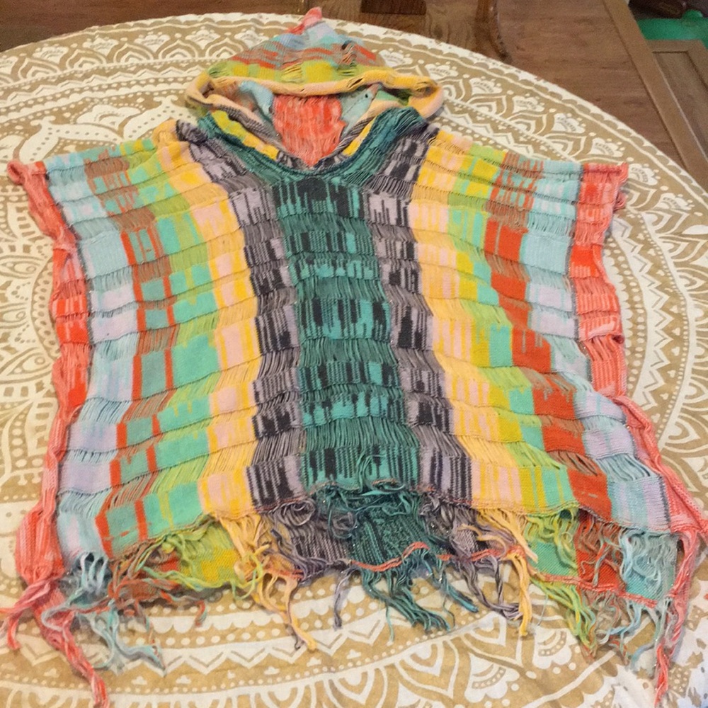SPARROW ANTHROPOLOGIE Hooded Poncho